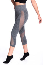Load image into Gallery viewer, Siouxie Grey Leggings by BraveActive - Side View
