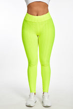 Load image into Gallery viewer, Honey - Summer Bright, High Waisted, Textured Leggings
